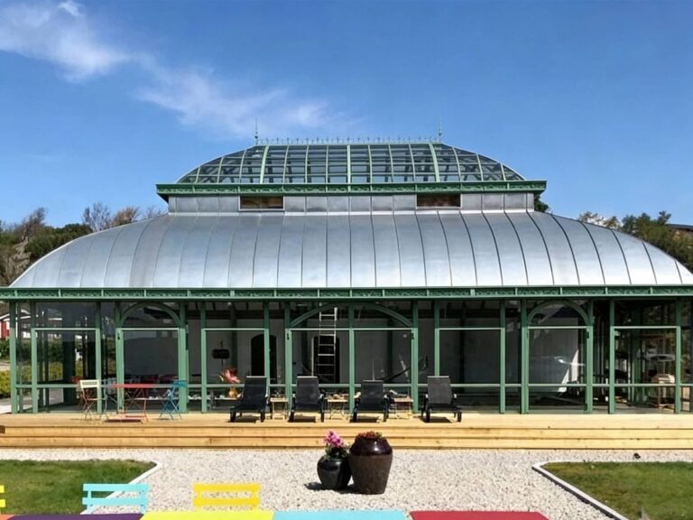 Victorian greenhouse, Victorian glass greenhouse, Retro glass sunroom
